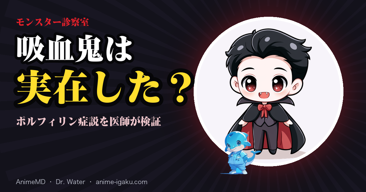 吸血鬼は実在した? ポルフィリン症説を医師が検証(モンスター診察室)