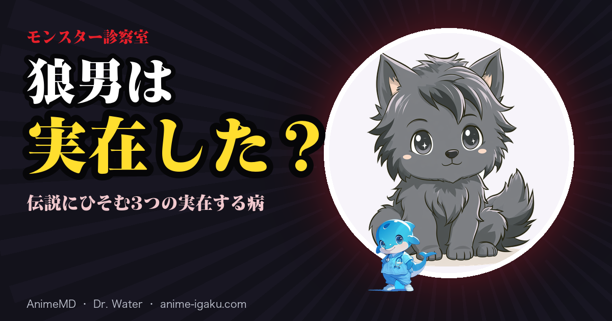 狼男は実在した? 伝説にひそむ3つの実在する病(モンスター診察室)